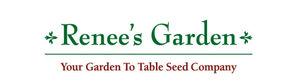 Renee's Garden "Your garden to table seed company" logo.